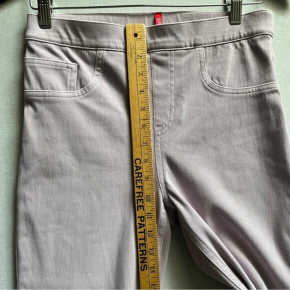 Spanx high waisted pull on lavender jeans Sz M/ 8 - Picture 8 of 9
